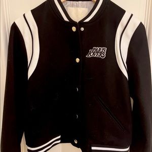 Brand new Maje varsity jacket.